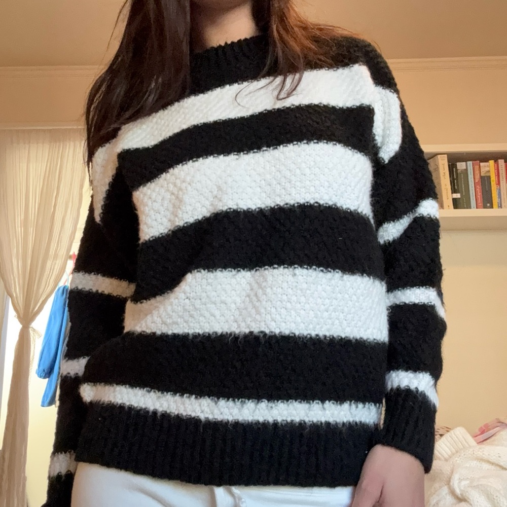 Topshop Striped Sweater